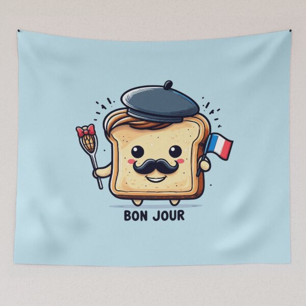 Item preview, French toast bon jour  designed and sold by Culmika.