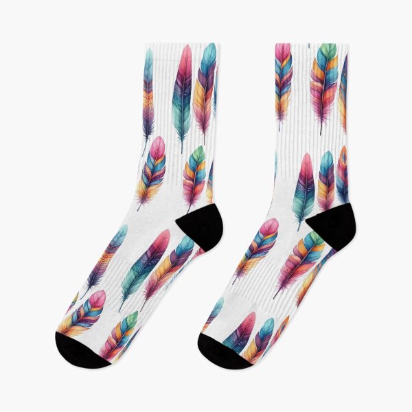 Item preview, pluma colorida designed and sold by Greydate.