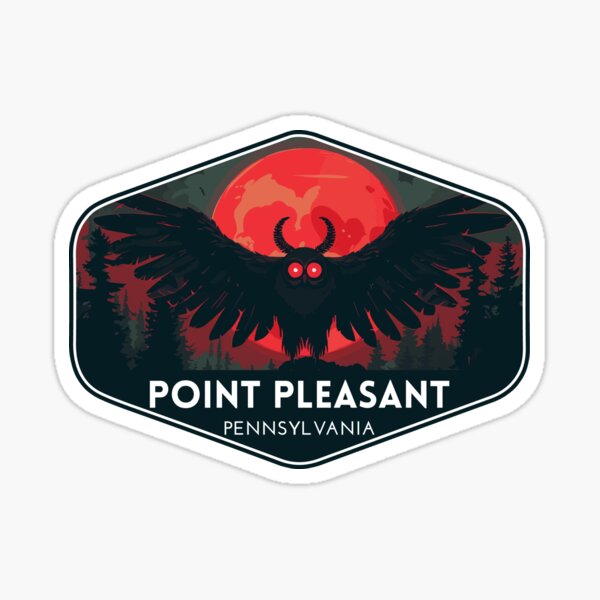 Item preview, Mothman Point Pleasant Pennsylvania Travel Souvenir designed and sold by electricninja.