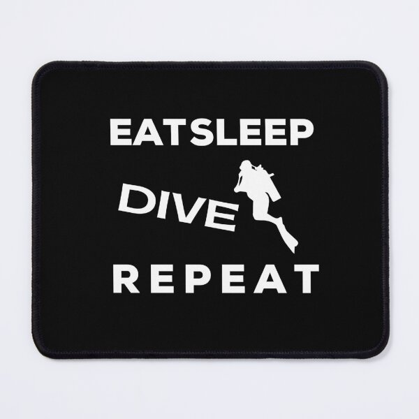 Item preview, Eat Sleep Dive Repeat designed and sold by SarcastiCrafts.