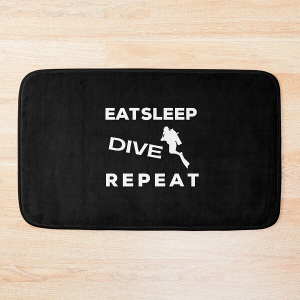 Item preview, Eat Sleep Dive Repeat  designed and sold by SarcastiCrafts.