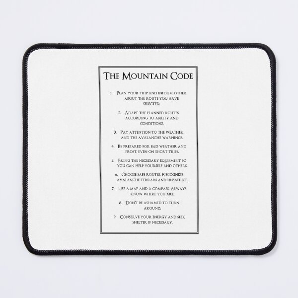 Item preview, Fjellvettreglene English designed and sold by Norwegian Outdoors.