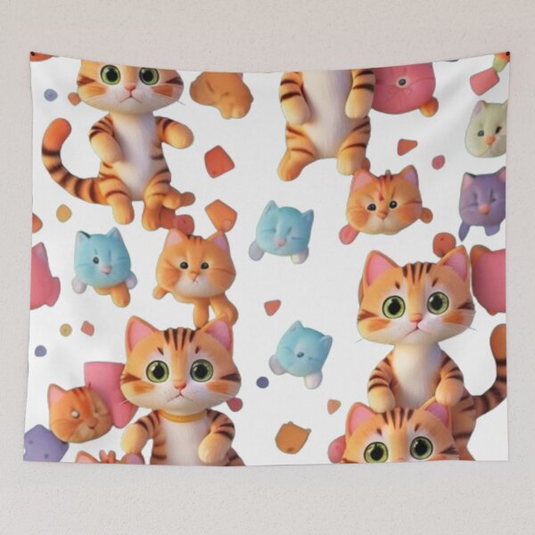 Item preview, kitten pattern designed and sold by norachiang.