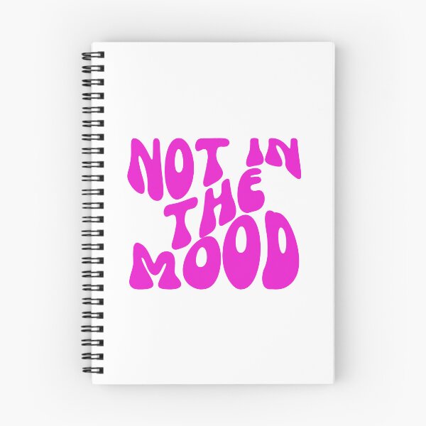 Item preview, Not in the Mood - Sassy Typography for Those Unapologetic Days - Pink designed and sold by Biddakate.