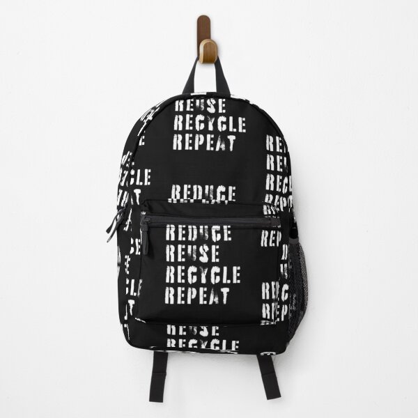 Item preview, Reduce Reuse Recycle Repeat Eco-Friendly Environmental Text Design designed and sold by EarthArtDesigns.