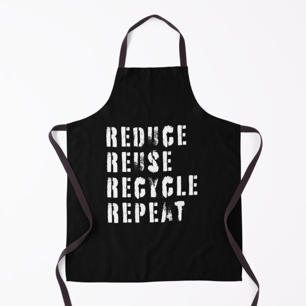 Item preview, Reduce Reuse Recycle Repeat Eco-Friendly Environmental Text Design designed and sold by EarthArtDesigns.