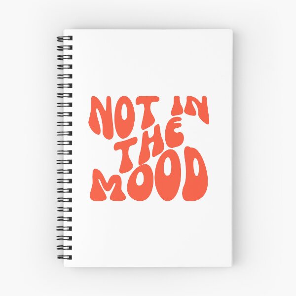 Item preview, Not in the Mood - Sassy Typography for Those Unapologetic Days - Red designed and sold by Biddakate.