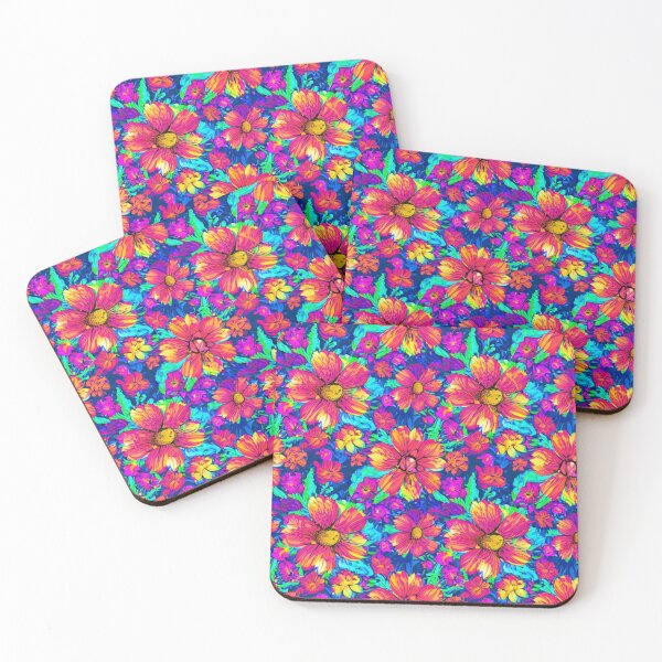 Item preview, Colorful floral pattern designed and sold by adlkh.