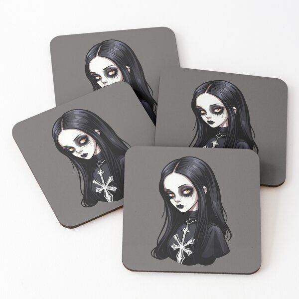 Item preview, Hazel Eyes Goth Girl designed and sold by MadnessEnvelope.