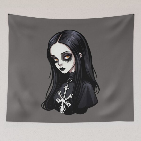 Item preview, Hazel Eyes Goth Girl designed and sold by MadnessEnvelope.