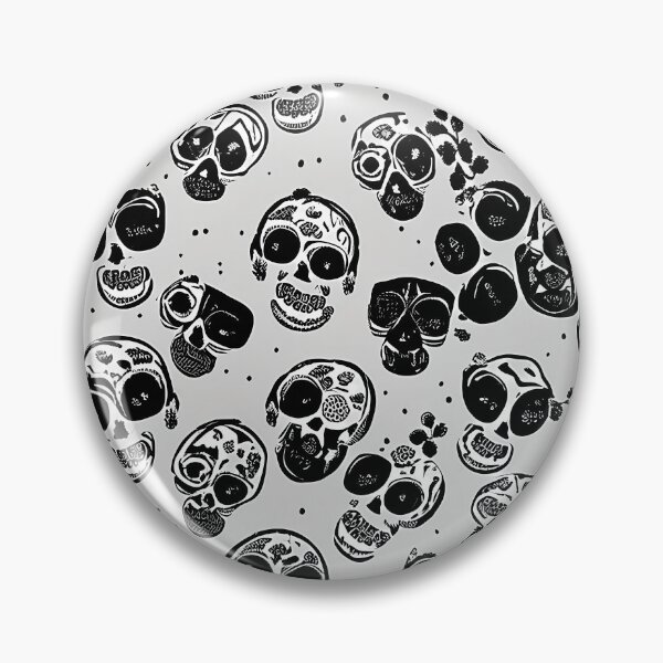 Item preview, Dark Pattern of Artistic Skulls designed and sold by Personafic.