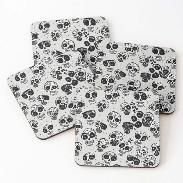 Item preview, Dark Pattern of Artistic Skulls designed and sold by Personafic.