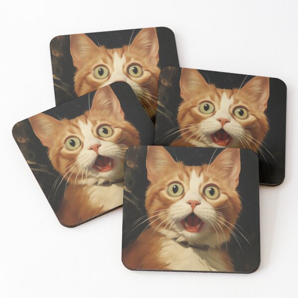 Item preview, Shocked Cat IV designed and sold by summer-sun-designs.