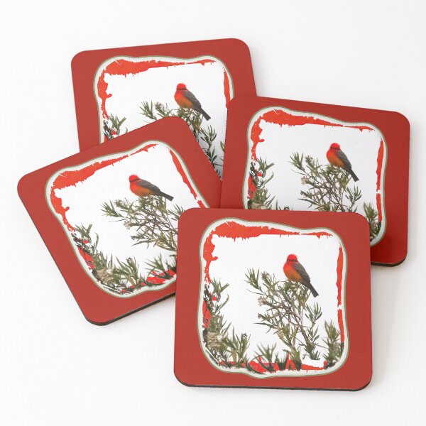 Item preview, Vermilion Fly Catcher designed and sold by CarolM.