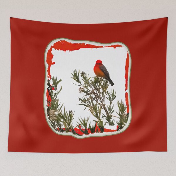 Item preview, Vermilion Fly Catcher designed and sold by CarolM.