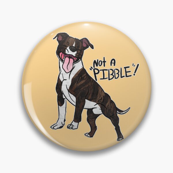 Item preview, Not A Pibble! Flop Red Brindle Staffordshire Bull Terrier designed and sold by Sparklepupfaeri.