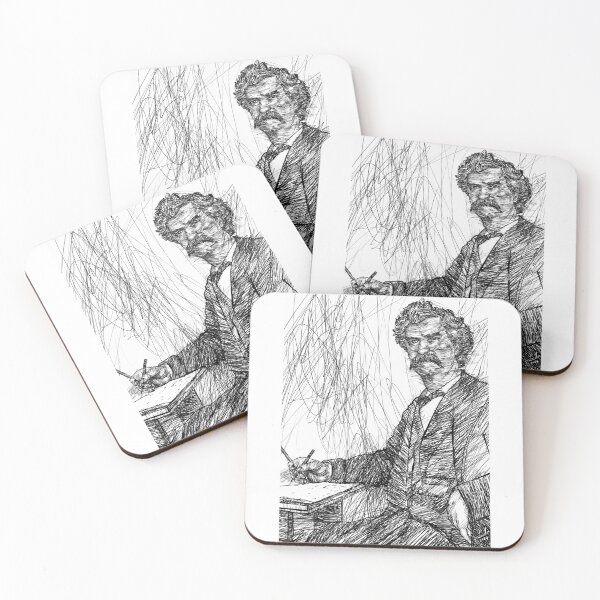 Item preview, MARK TWAIN - ink portrait .4 designed and sold by lautir.