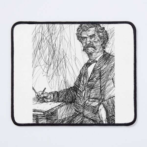 Item preview, MARK TWAIN - ink portrait .4 designed and sold by lautir.
