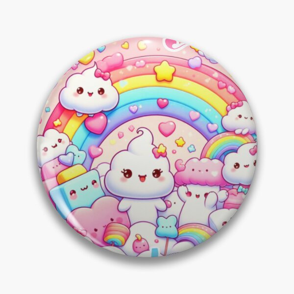 Artikelvorschau, Fluffy Love Valentine Marshmallow Kawaii entworfen und verkauft von SMagicStudio.