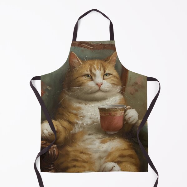 Item preview, Tea Time Cat I designed and sold by summer-sun-designs.