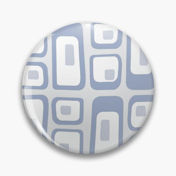 Item preview, MCM Pastel Blue Geometric Pattern designed and sold by CarlaBaremb.