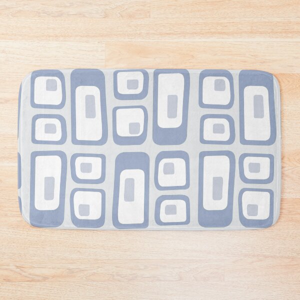 Item preview, MCM Pastel Blue Geometric Pattern designed and sold by CarlaBaremb.