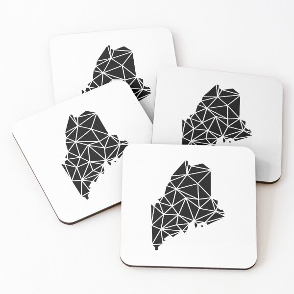Item preview, Geometric Maine State Design - Inverted designed and sold by anne-dromeda.