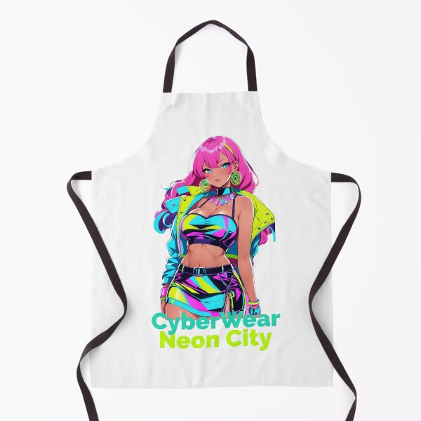 Item preview, Luminous Elegance: Neon Anime Fashion designed and sold by ZipperDragon88.