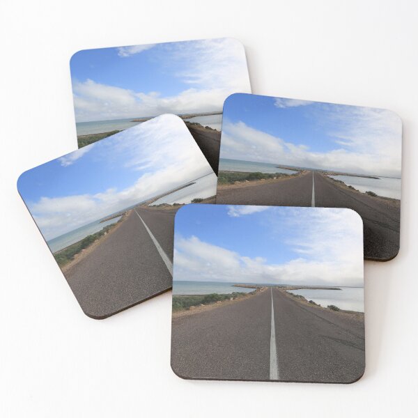 Item preview, Ocean's Horizon: Coastal Road Photography Print, Canvas, Framed designed and sold by So Much 2 See.