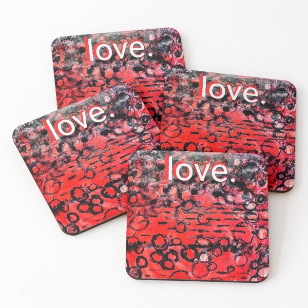 Item preview, LOVE. (Circles) designed and sold by Laura King  Fine Arts.