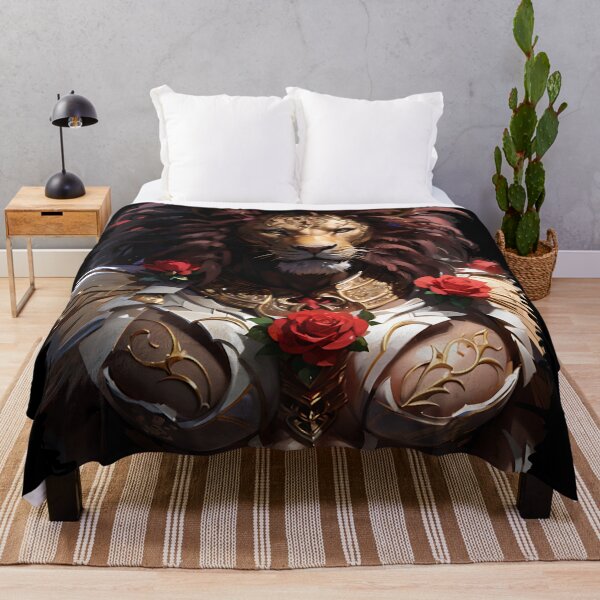 Item preview, Macho Valentine lion AI generated image designed and sold by Khala.