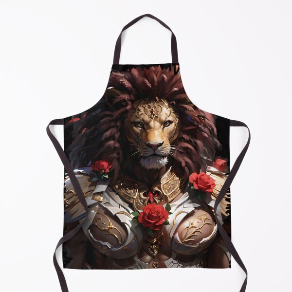 Item preview, Macho Valentine lion AI generated image designed and sold by Khala.