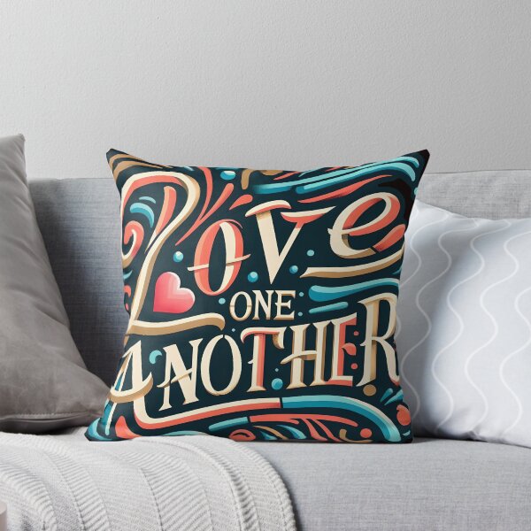 Item preview, Love one another, typography designed and sold by maxmaj.