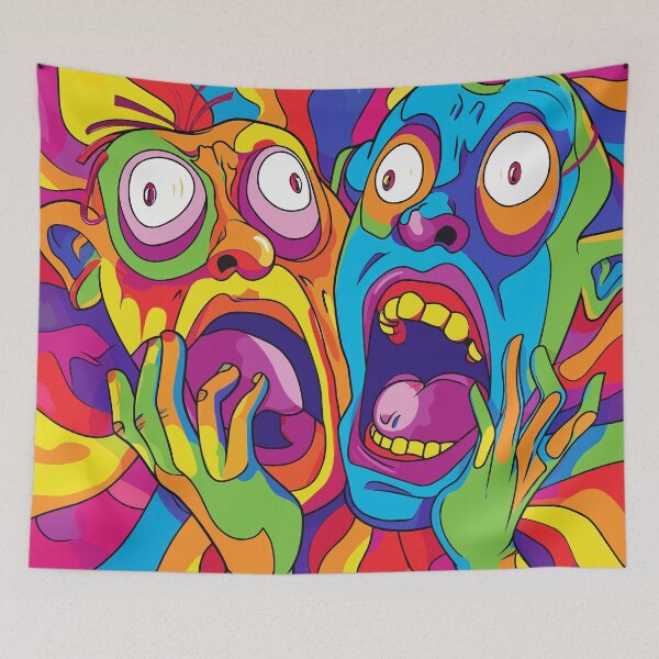 Item preview, Panic Attack - Funny Psychedelic Art  designed and sold by sheprint.