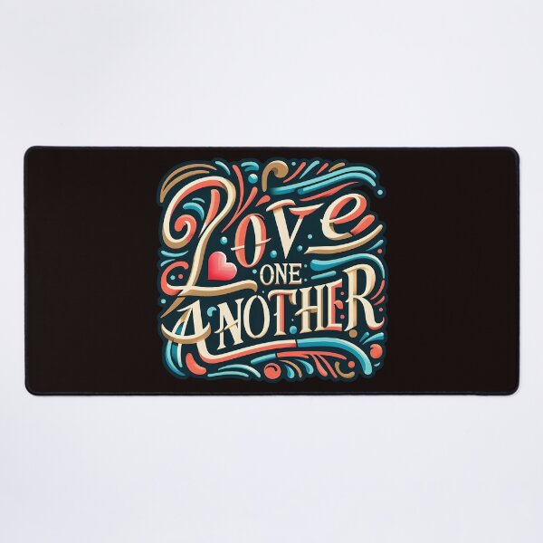 Item preview, Love one another, typography designed and sold by maxmaj.