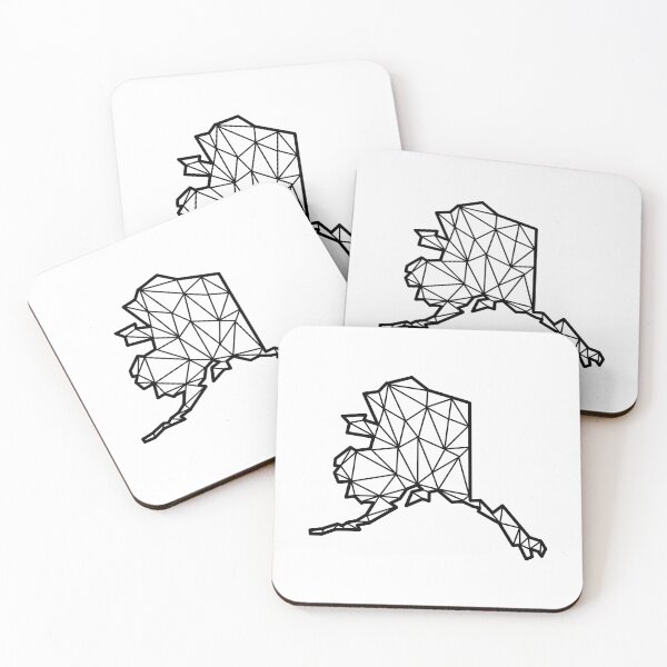 Item preview, Geometric Alaska State Design designed and sold by anne-dromeda.