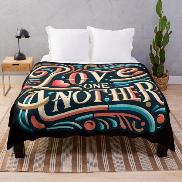 Item preview, Love one another, typography designed and sold by maxmaj.