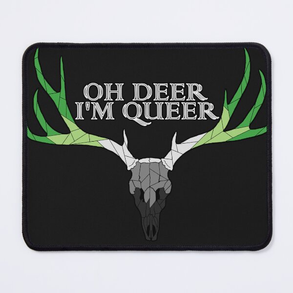 Item preview, Oh deer I'm queer, aromantic designed and sold by finegoddamnit.