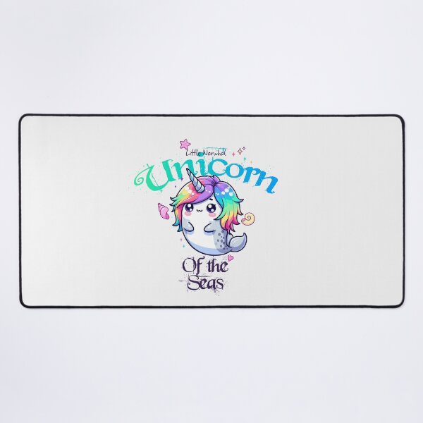 Item preview, Cute Little Narwhal Unicorn of the Sea designed and sold by Thehatinthecat.