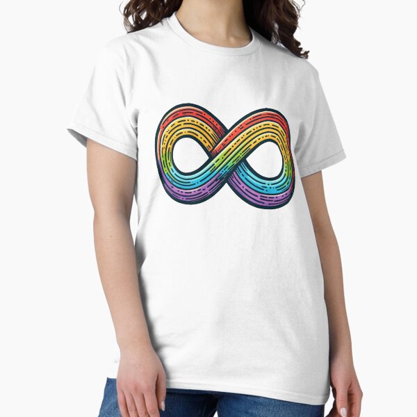 Item preview, Rainbow Infinity Doodle designed and sold by Vkinsify.