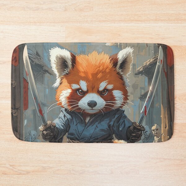 Item preview, Red Panda Rouge ready for another fight in the fantasy town. designed and sold by EpicFantasy.