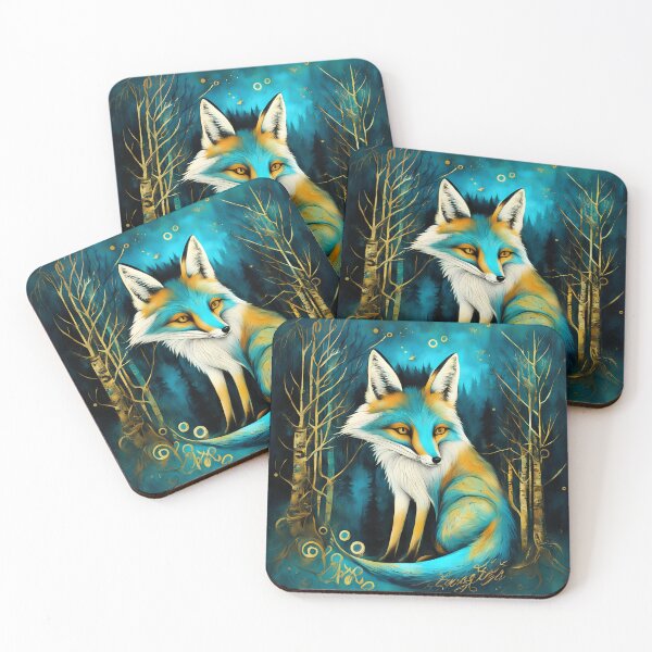 Item preview, Smiling fox. Abstraction. designed and sold by Natalia-Vlad.