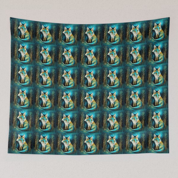Item preview, Smiling fox. Abstraction. designed and sold by Natalia-Vlad.