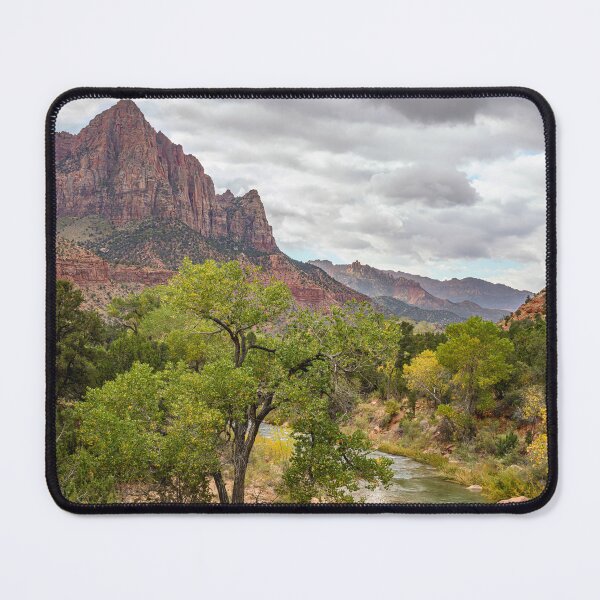 Item preview, The Watchman & The Virgin, Autumn Colors in Zion National Park, Utah designed and sold by AlsknMommaBear2.