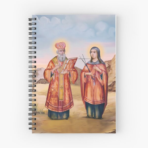 Item preview, Saint Cyprian and Saint Justina designed and sold by MarinaAtef.