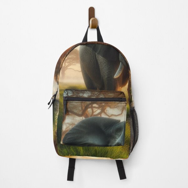 Item preview, Safari Symphony - Elephants in Harmony with Nature's Rhythms designed and sold by ProgressMagnet.
