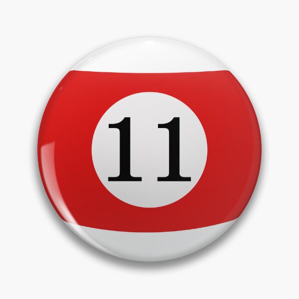 Item preview, Billiard ball designs,no.11,red,rose red,Line, band designed and sold by cocokara999.