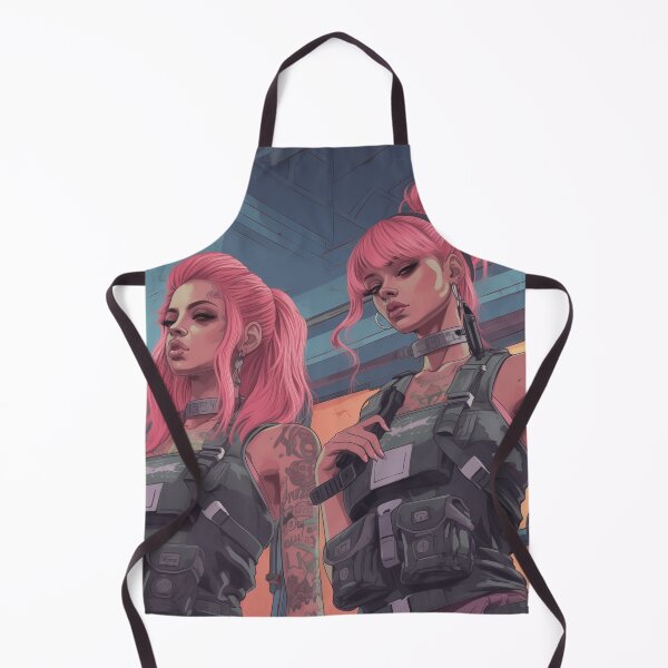 Item preview, "Gun Girl Chic" Original AI Generated Anime Characters designed and sold by scudpunk.