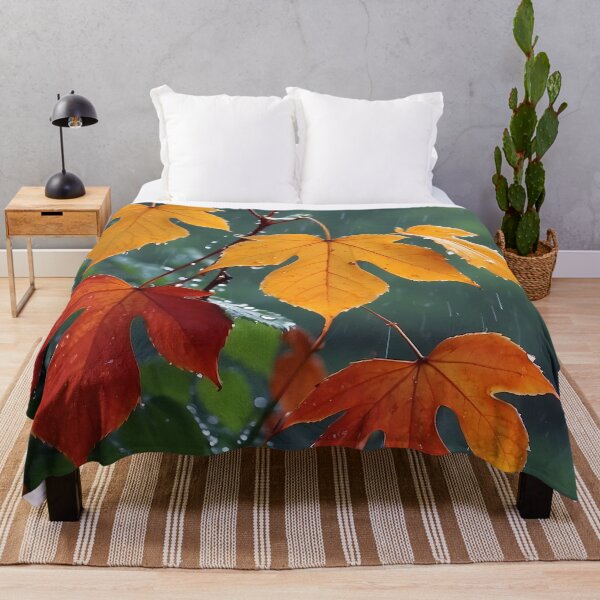 Item preview, Melancholy Droplets: The Serenity of Autumn Rain designed and sold by Vitalka-uk.