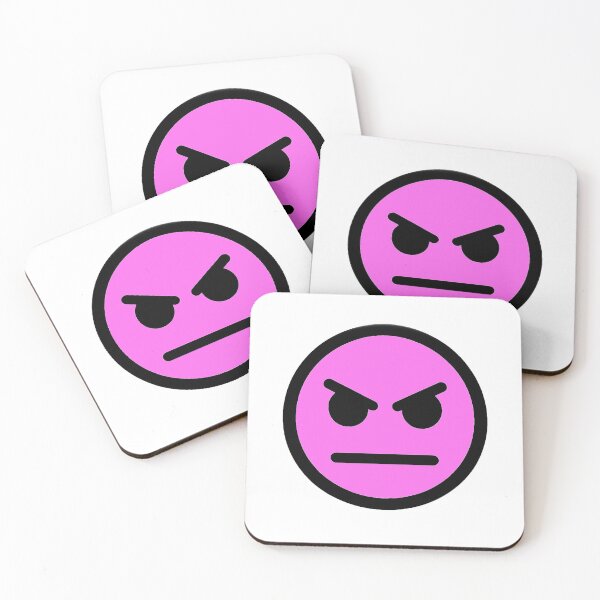 Item preview, Angry Face Pink designed and sold by Andrew Frelas.